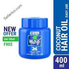 Parachute Coconut Oil Easy Jar 350ml (50ml Free) (400ML)